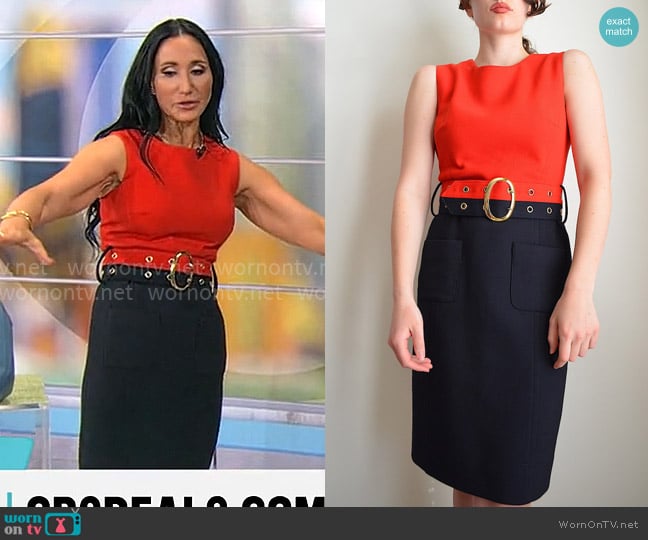 Milly Vintage Dress worn by Elizabeth Werner on CBS Mornings