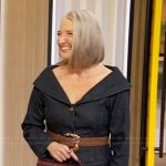 Molly’s denim blazer on The Drew Barrymore Show
