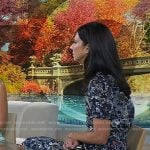 Natalie’s printed short sleeve dress on Today