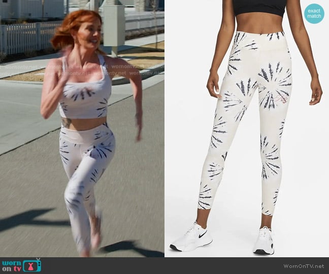 Nike One Luxe Resort Mid-Rise 7/8 Leggings worn by Whitney Rose on The Real Housewives of Salt Lake City