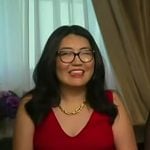 Jenny Han’s red v-neck mini dress on Today