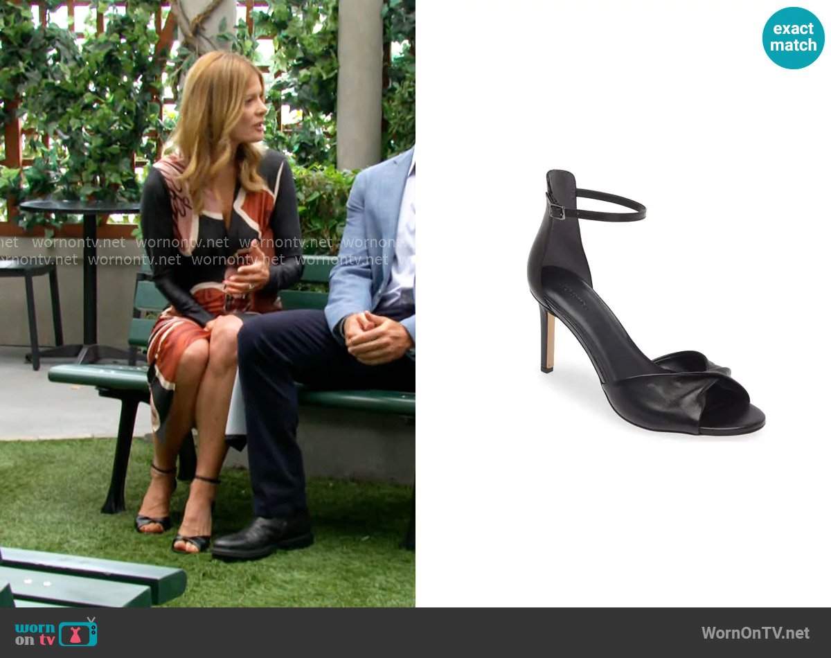 Nordstrom Anders Ankle Strap Sandal worn by Phyllis Summers (Michelle Stafford) on The Young and the Restless