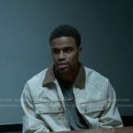 Ozzie’s white pinstripe jacket on Reasonable Doubt