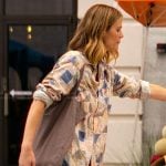 Hannah’s patchwork print shirt on The Runarounds