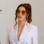 Adriana’s blush pink blazer on The Real Housewives of Miami