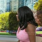 Dr. Michelle Henry’s pink tweed dress on Today