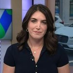 Liz’s navy polo dress on Today