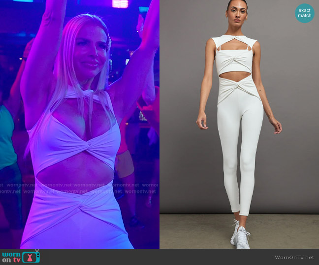 Port de Bras Lauren Active Suit in Chantilly worn by Alexia Echevarria (Alexia Echevarria) on The Real Housewives of Miami