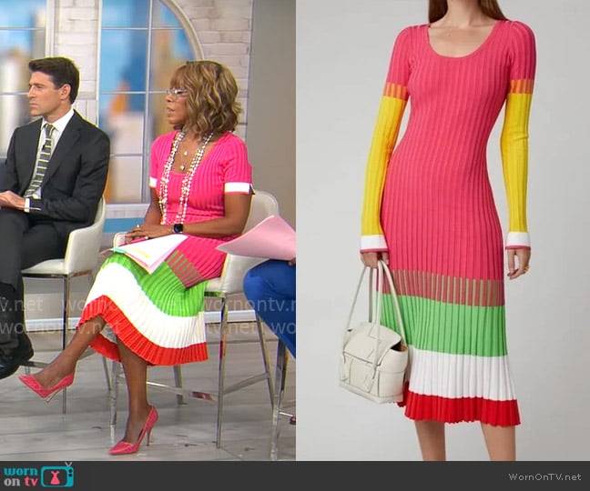 Prabal Gurung Dress worn by Gayle King on CBS Mornings