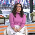 Savannah’s white slingback pumps on Today