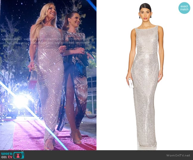 Retrofete Asha Dress worn by Alexia Echevarria (Alexia Echevarria) on The Real Housewives of Miami