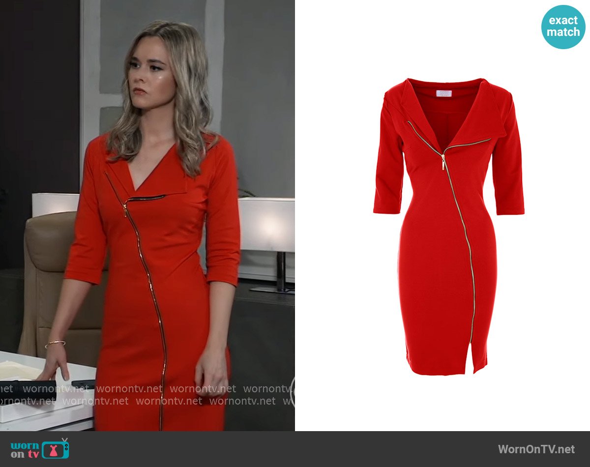 Roserry Chelsea Dress worn by Jacinda Bracken (Paige Herschell) on General Hospital