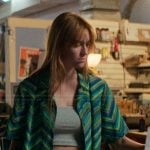 Ruthie’s green zig-zag print shirt on The Runarounds