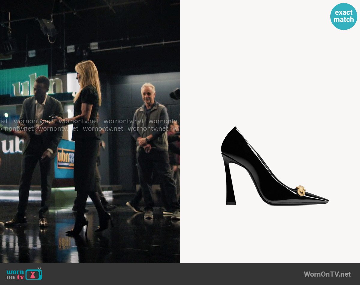 Saint Laurent Severine Pumps worn by Alex Levy (Jennifer Aniston) on The Morning Show