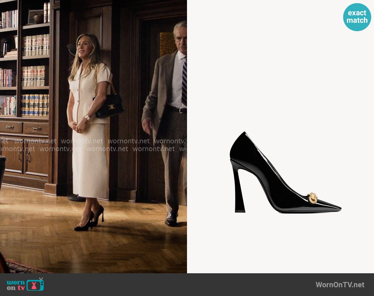 Saint Laurent Severine Pumps worn by Alex Levy (Jennifer Aniston) on The Morning Show