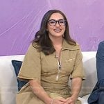 Savannah’s white buckle slingback pumps on Today