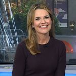 Savannah’s brown ribbed top on Today