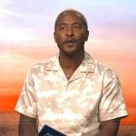 Scott’s camo print shirt on Access Hollywood