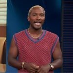 Scott’s knit vest on Access Hollywood