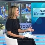 Savannah’s black heeled loafers on Today