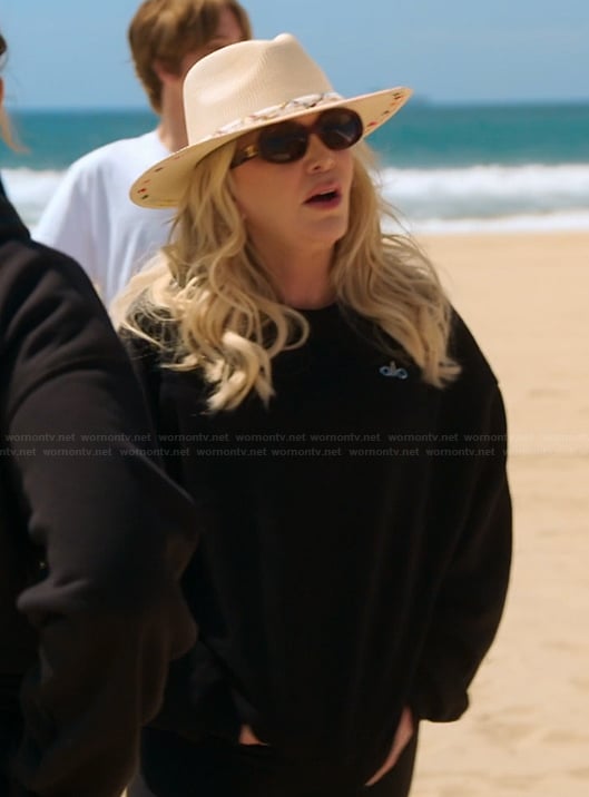 Shannon's black sweatshirt on The Real Housewives of Orange County