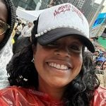 Sheinelle’s pearl embellished trucker hat on Today