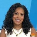 Sheinelle’s gold necklace on Today