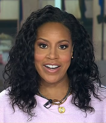 Sheinelle's layered chain necklace on Today