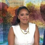 Sheinelle’s white vest and pants on Today