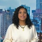 Sheinelle’s white boatneck sweater on Today