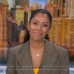 Shirleen’s khaki green blazer on Good Morning America
