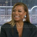 Queen Latifah’s silver drop earrings on Today