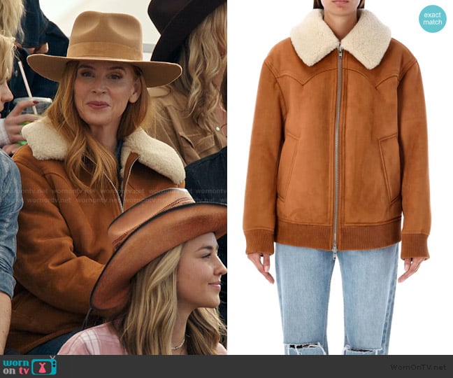 Stand Studio Lille Jacket worn by Katherine Walter (Sarah Rafferty) on My Life with the Walter Boys