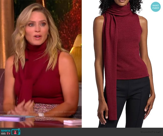 Staud Canal Top worn by Sara Haines on The View
