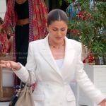 Stephanie’s white blazer dress on The Real Housewives of Miami