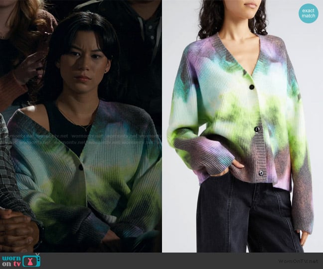 Stine Goya Elba Rib Cardigan worn by Kiley (Mya Lowe) on My Life with the Walter Boys