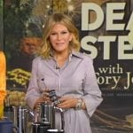 Tory’s striped shirtdress on Good Morning America