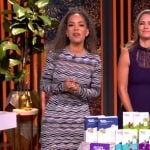 Sunny’s zig-zag print dress on The View
