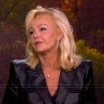 Tammy Bradshaw’s leather blazer on The View