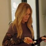 Tamra’s lace sleeve tee on The Real Housewives of Orange County