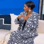 Tamron’s printed robe on Tamron Hall Show