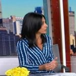Dr. Tara Narula’s blue dot print dress on Good Morning America