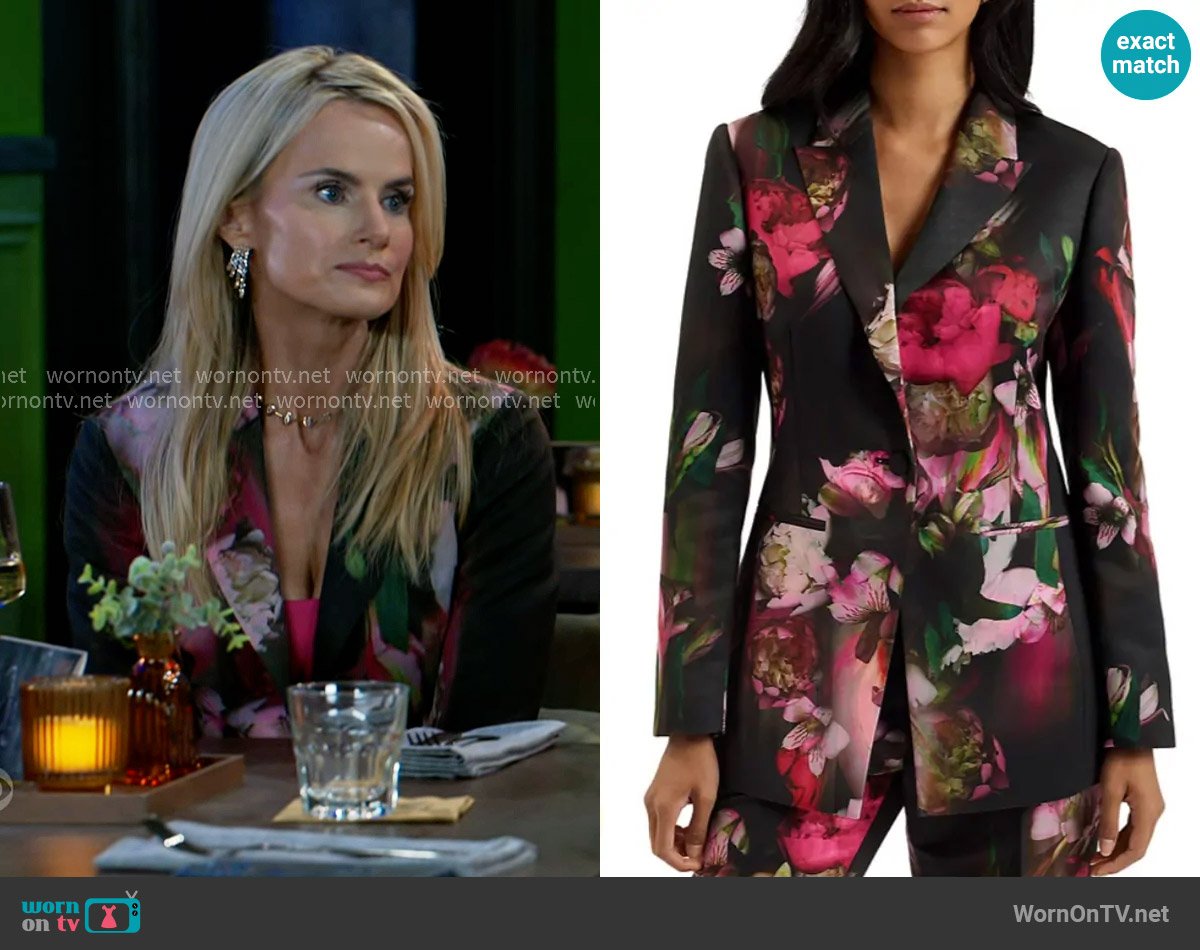 Ted Baker Okuni Blazer worn by Vanessa McBride (Lauren Buglioli) on Beyond the Gates
