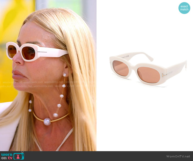 Tom Ford Cielle Sunglasses worn by Alexia Echevarria (Alexia Echevarria) on The Real Housewives of Miami