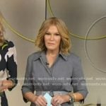 Tory’s grey midi shirtdress on Good Morning America