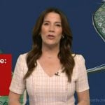 Heather’s pink tweed dress on Good Morning America