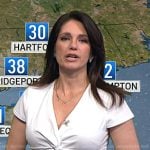 Maria’s two-tone twist front dress on Today