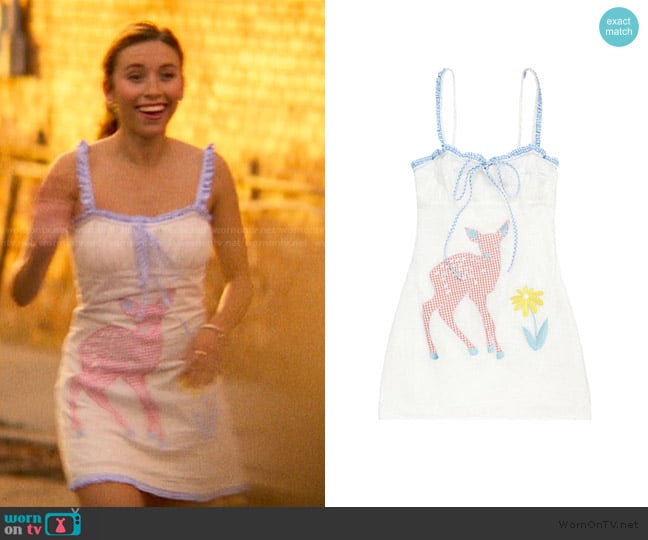 Tyler McGillivary Picnic Dress worn by Amanda (Kelley Pereira) on The Runarounds