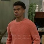 Tyrell’s orange sweater on Beyond the Gates
