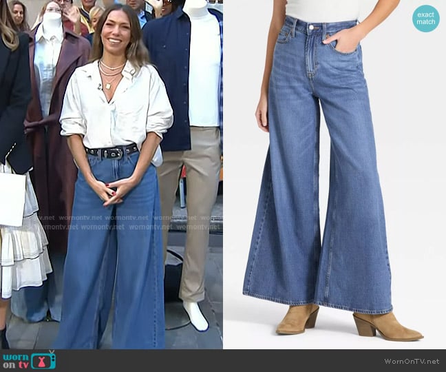 Universal Thread Highest-Rise Palazzo Wide Leg Jeans worn by  on Today
